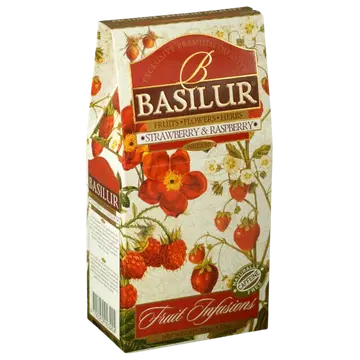 Basilur puuvilja purutee maasika ja vaarika 100 g