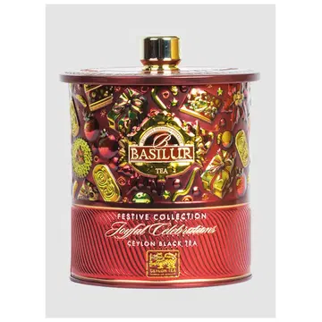 Basilur Must tee Joyful Celebrations 75g metallpurgis
