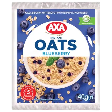 Axa kiirkaerahelbepuder mustika 40 g