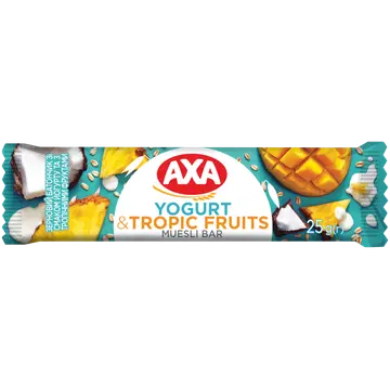 Axa müslibatoon jogurti ja troopiliste viljadega 25g