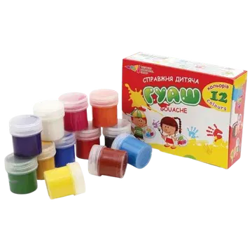Guašš 12 värvi 20 ml