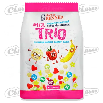 Dr. Benner hommikusöögihelbed Trio Mix 150g pall