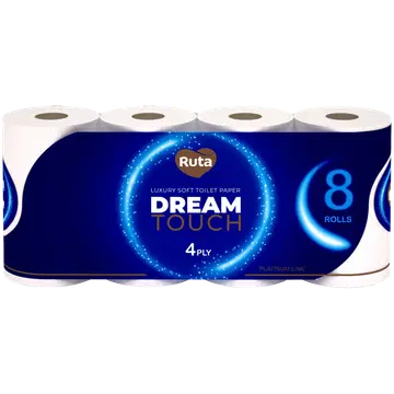 Tualettpaber Ruta Dream Touch 4-kih 8 rulli
