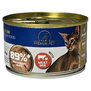 Premium Pet pasteet kassidele Meat Mix 100g
