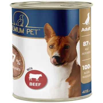 Premium Pet pasteet koertele veiselihaga 415g