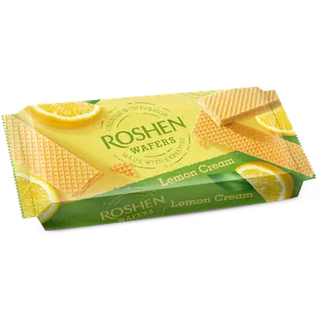 Roshen vahvlid sidrunimaitselise kreemiga 216g