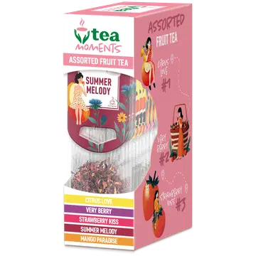 Tea Moments puuviljateede segu 34,2g (5 maitset ×3)