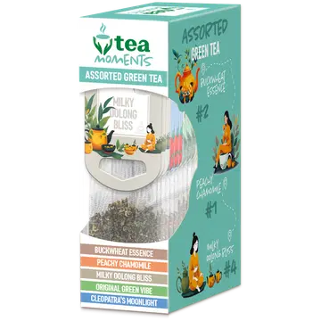 Tea Moments assortii roheline tee 33,6g (5maitset × 3)