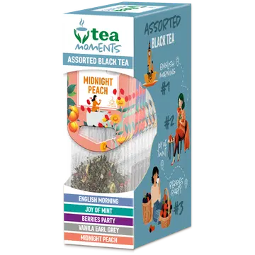 Mustade teede assortii 33,6g(5 maitset x 3)
