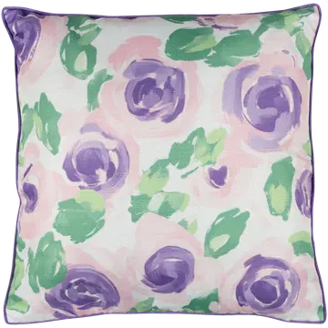 Dekoratiivpadi roosid 45x45 lilla/roosa