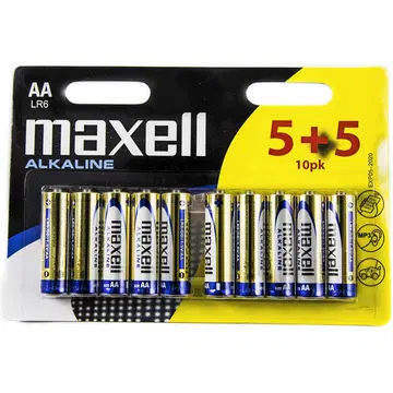 Maxell patarei AA LR-6 Alkaline 5+5 pack