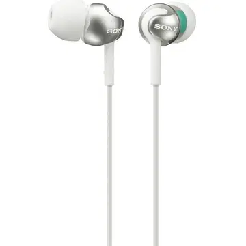 Nööpkõrvaklapid Sony MDR-EX110APW valge