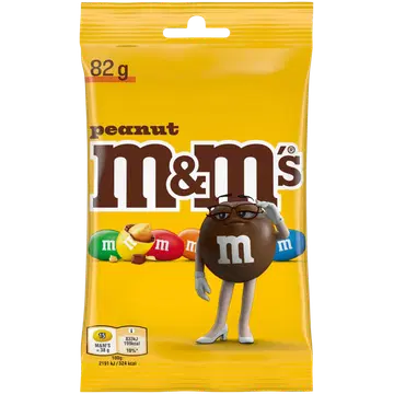 M&M's Pähkliga šokolaadidražeed 82g