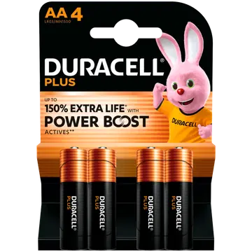 Duracell Plus patareid ML AA 4 tk
