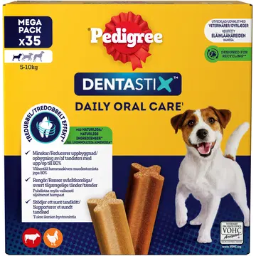 Pedigree DentaStix väike 35-pakk (5x7tk)