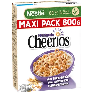 Cheerios mitmevilja-täisterarõngad cheerios 600 g