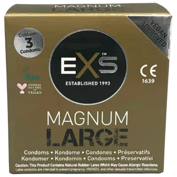 EXS Magnum Large kondoomid 3tk