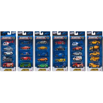 Väikeauto 3 die cast - 5 tk