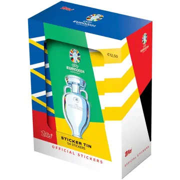 Euro 2024 Stickers Mini Tin