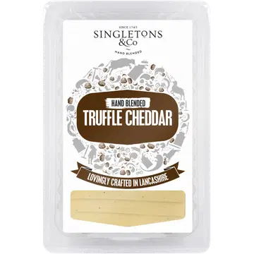 Singletons Tryffeli Cheddar viilutatud juust, 150 g