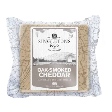Singletons & Co Oak Smoked Cheddar juust, 200g
