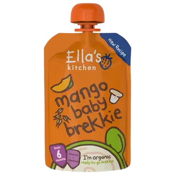 Ella´s Kitchen mango-jogurti-riisipüree 100 g, öko, alates 6-elukuust