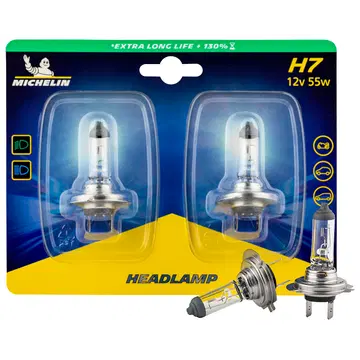 H7 Extra Long life 2 tk, 12/55W, 1500lm halogeen