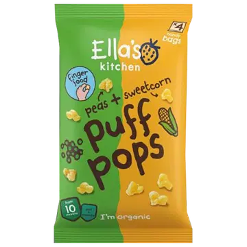 Ella's kitchen herne-suhkrumaisi maisipallid