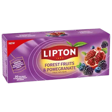 Lipton puuviljatee metsamarjade ja granaatõunaga 32g