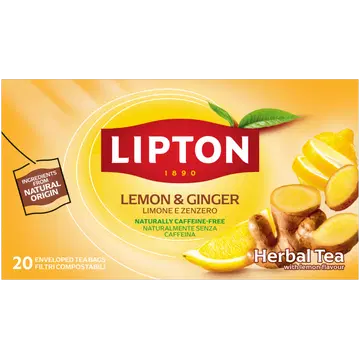 Lipton sidruni&ingveri tee 20 tk