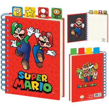 Super mario märkmik