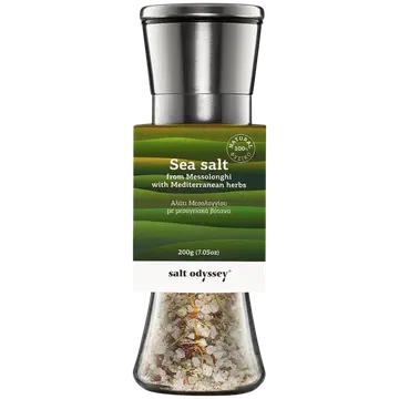 Salt Odyssey meresool vahemere ürtidega veskis 160 g