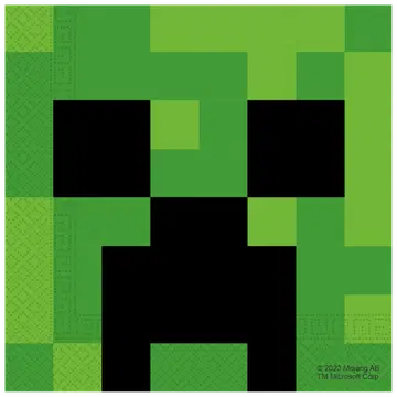 Decorata Party salvrätik Minecraft 33cm 20tk