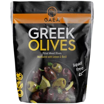 Gaea marineeritud kivideta oliivide segu 150 g