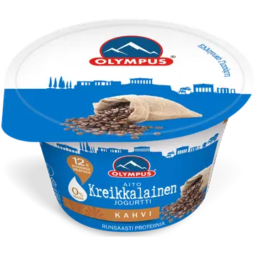 Olympuse Kreeka jogurt kohviga, rasvatu, 150 g