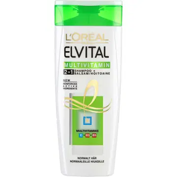 Šampoon+palsam Loreal Elvital 2in1 Multivitamin 250ml