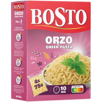 Bosto Orzo pasta 4x75g