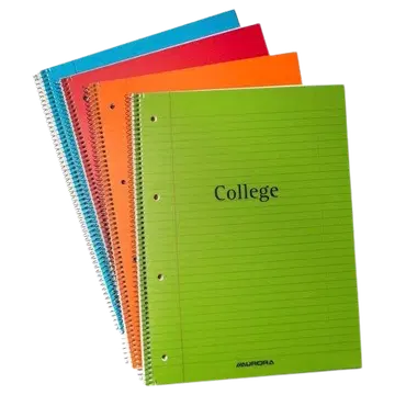College plokk a4 plastkaanega4 auku 80 lehte jooneline