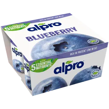 Alpro mustikamaitseline hapendatud sojatoode 4x125g