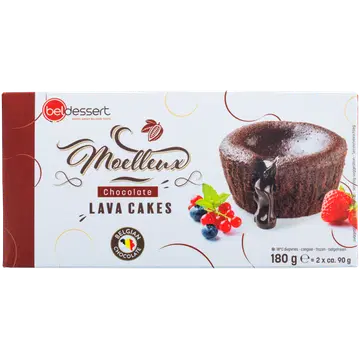 BelDessert Külmutatud Šokolaadi Laavakook 2x90 g