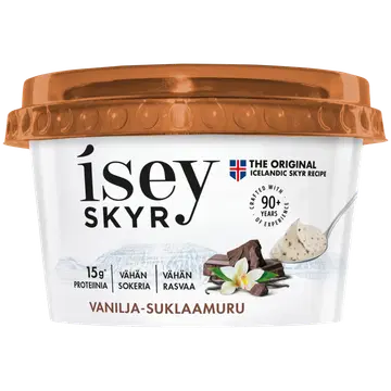 Isey skyr vanilli ja šokolaaditükkidega piimatoode, 170 g