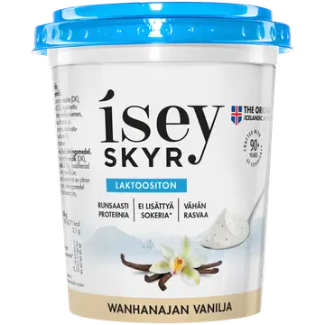 Isey Skyr vanillimaitseline piimatoode 2%, laktoosivaba, 400 g