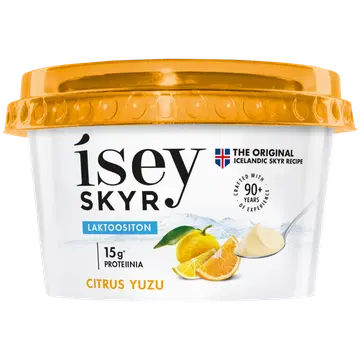Isey Skyr tsitruse-yuzu maitseline piimatoode, laktoosivaba, 170 g