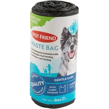 Best Friend Väljaheitekotid koertele 40 tk. L suurus