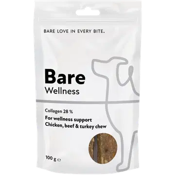 Bare Wellness kana-veise-kalkuni närimispulgad 100g