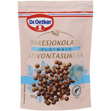 Dr.Oetker piimašokolaadinööbid küpsetamiseks 100 g