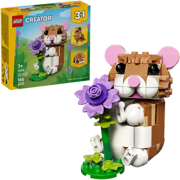 31376 võluv hamster ja lill
