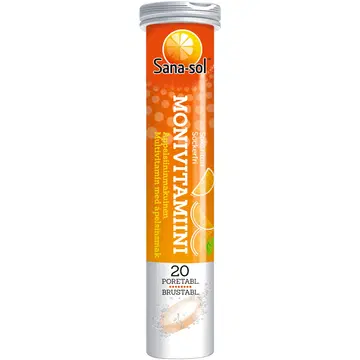 Sana-Sol joogitabletid multivitamiinidega 20 tk