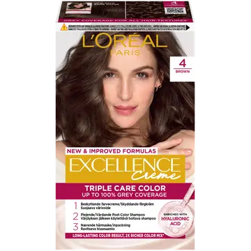 Juuksevärv Loreal Excellence Creme 4 Brown