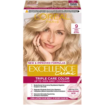 Juuksevärv Loreal Excellence Creme 9 Very Light Blonde